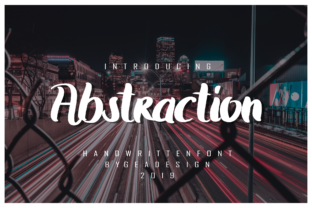 Abstraction: The Bold Handwritten Typeface for Campaigns That Stand Out