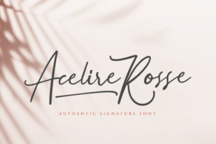 Acelire Rosse: A Handwritten Typeface That Brings Authenticity to Brand Identity