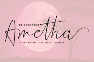 Ametha: The Handwritten Typeface That Polishes Your Brand Identity