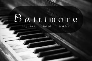 Baltimore: The Handwritten Typeface for Modern Web Design