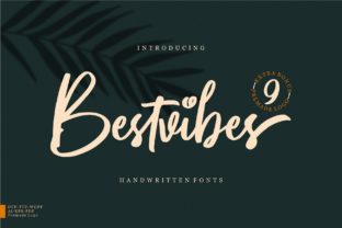 Bestvibes: A Handwritten Typeface for Modern Editorial Design