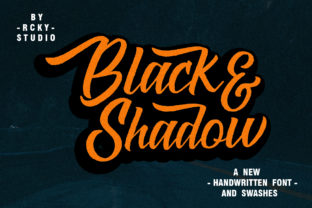 Black Shadow: The Bold Handwritten Typeface for Scroll-Stopping Campaigns