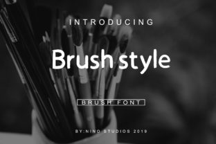 Brush Style: The Modern Handwritten Typeface for Your Creative Shop