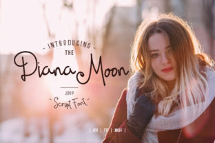 Diana Moon: The Modern Handwritten Typeface for Editorial Design