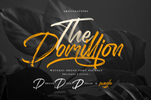 Domillion: A Bold Handwritten Typeface for Modern Brand Identity