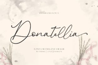 Donatellia: A Bold Script Typeface for Modern Web Design