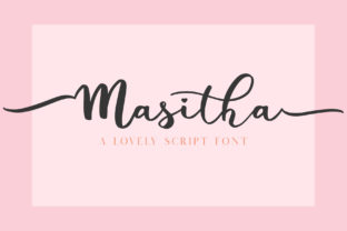 Masitha: The Delicate Script Font for Authentic Handmade Brands