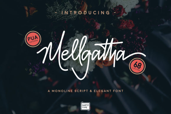 Mellgatha: A Handwritten Typeface That Elevates Editorial Design