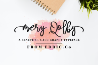 Mery Qolby: The Perfect Script Font for Handmade Labels and Crafts