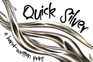 Quick Silver: A Handwritten Typeface for Authentic Editorial Design