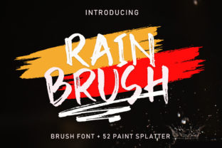 Rain Brush: The Bold Script Typeface for Authentic Brand Identity