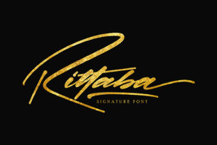 Rittaba: The Bold Handwritten Typeface for Authentic Branding