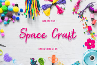 Space Craft: A Sweet Handwritten Font for Modern Branding