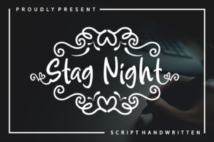 Stag Night: The Handwritten Typeface for Scroll-Stopping Campaigns