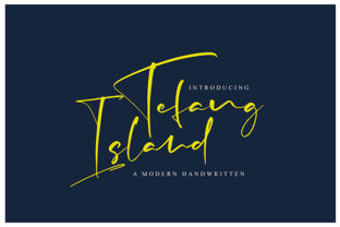 Tefang Island: The Handwritten Typeface That Elevates Small Business Branding